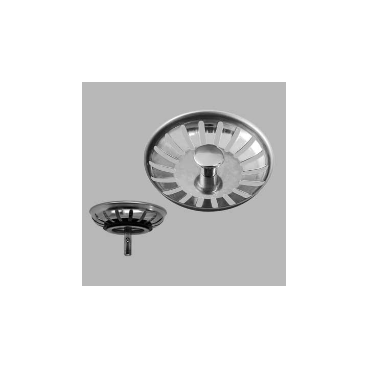 TAPPO A GRIGLIA INOX - Ø 80