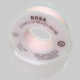 NASTRO TEFLON PER VAPORE E ALTE TEMPERATURE - 12 x 12 x 0,10