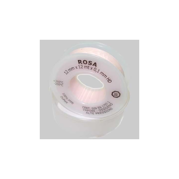 NASTRO TEFLON PER VAPORE E ALTE TEMPERATURE - 12 x 12 x 0,10