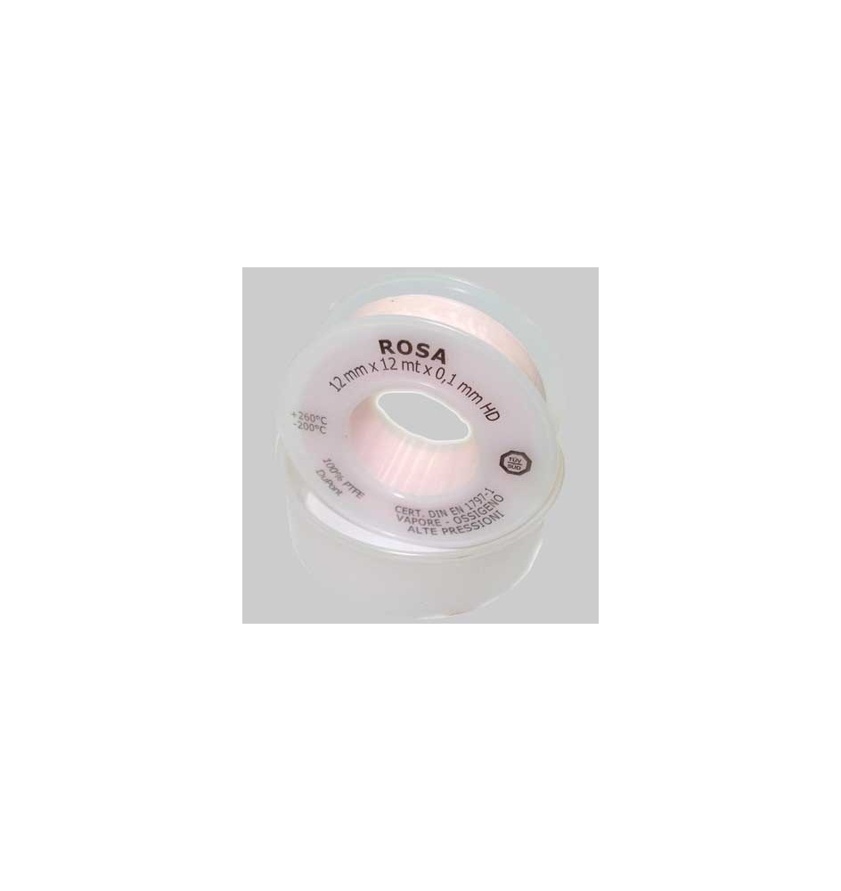 NASTRO TEFLON PER VAPORE E ALTE TEMPERATURE - 19 x 12 x 0,10