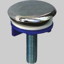 COPRIFORO IN OTTONE - Ø 50 Cromato
