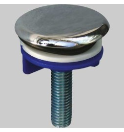 COPRIFORO IN OTTONE - Ø 50 Cromato
