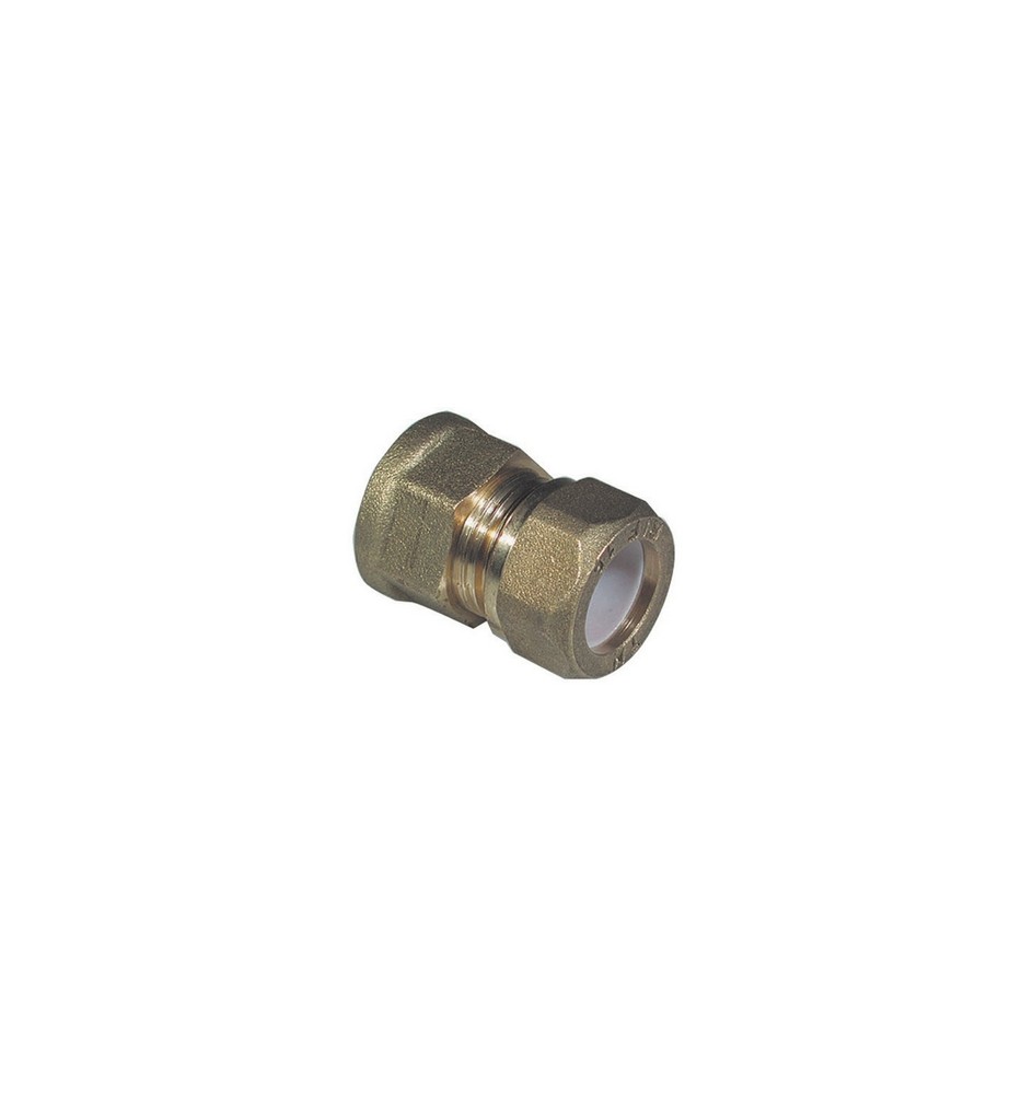 NIPPLE FEMMINA BICONO PER RAME CON OGIVA TEFLON TIEMME 3/8 x 10