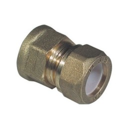 NIPPLE FEMMINA BICONO PER RAME CON OGIVA TEFLON TIEMME 3/4 x 18