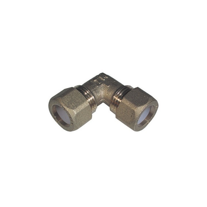 GOMITO DOPPIO PER RAME CON OGIVA TEFLON TIEMME 1/2 x 16