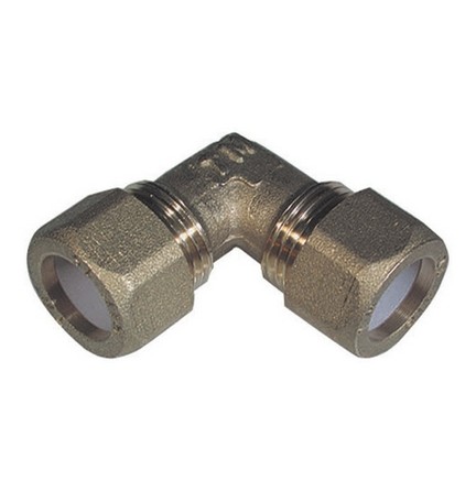 GOMITO DOPPIO PER RAME CON OGIVA TEFLON TIEMME 3/4 x 18