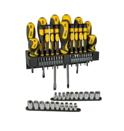 ST SET CACCIAVITI C/INSERTI E BUSSOLE 0.62143 57 PZ