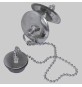 TAPPO IN GOMMA CON COPRIFORO INOX - Ø 31