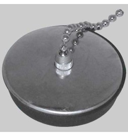 TAPPO CON COPRITAPPO INOX - Ø 40