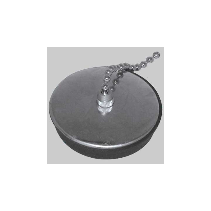 TAPPO CON COPRITAPPO INOX - Ø 44