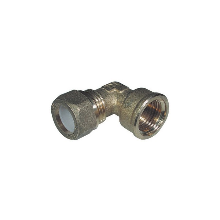 GOMITO FEMMINA PER RAME CON OGIVA TEFLON TIEMME 1/2 x 14