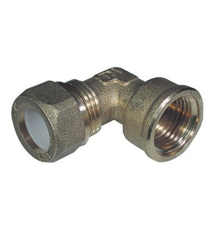 GOMITO FEMMINA PER RAME CON OGIVA TEFLON TIEMME 1/2 x 16