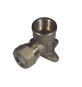 GOMITO CON FLANGIA PER RAME CON OGIVA TEFLON TIEMME 1/2 x 14