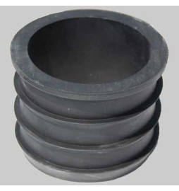 RIDUZIONE IN GOMMA NERA PER RACCORDO TUBI - 75 x 63