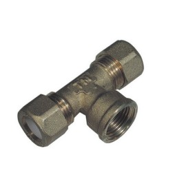 TEE FEMMINA PER RAME CON OGIVA TEFLON TIEMME 1/2 x 16