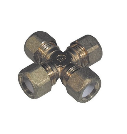 CROCE CON 4 DADI PER RAME CON OGIVA TEFLON TIEMME 1/2 x 14