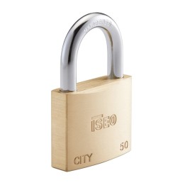 ISEO P700 LUCCHETTO CITY ARCO KA 50MM OTTONE