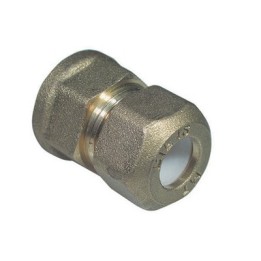 NIPPLE FEMMINA BICONO PER RAME CON OGIVA TEFLON TIEMME 1/2 x 12R