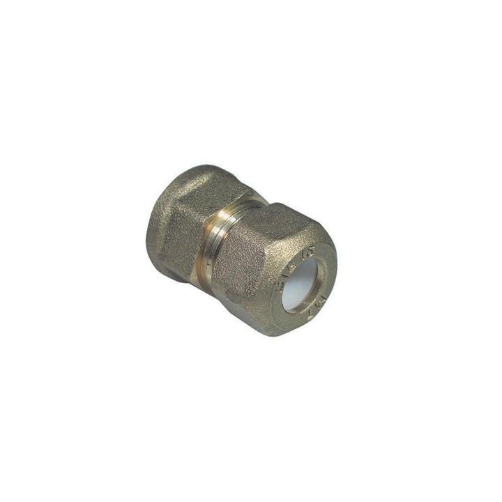 NIPPLE FEMMINA BICONO PER RAME CON OGIVA TEFLON TIEMME 1/2 x 12R