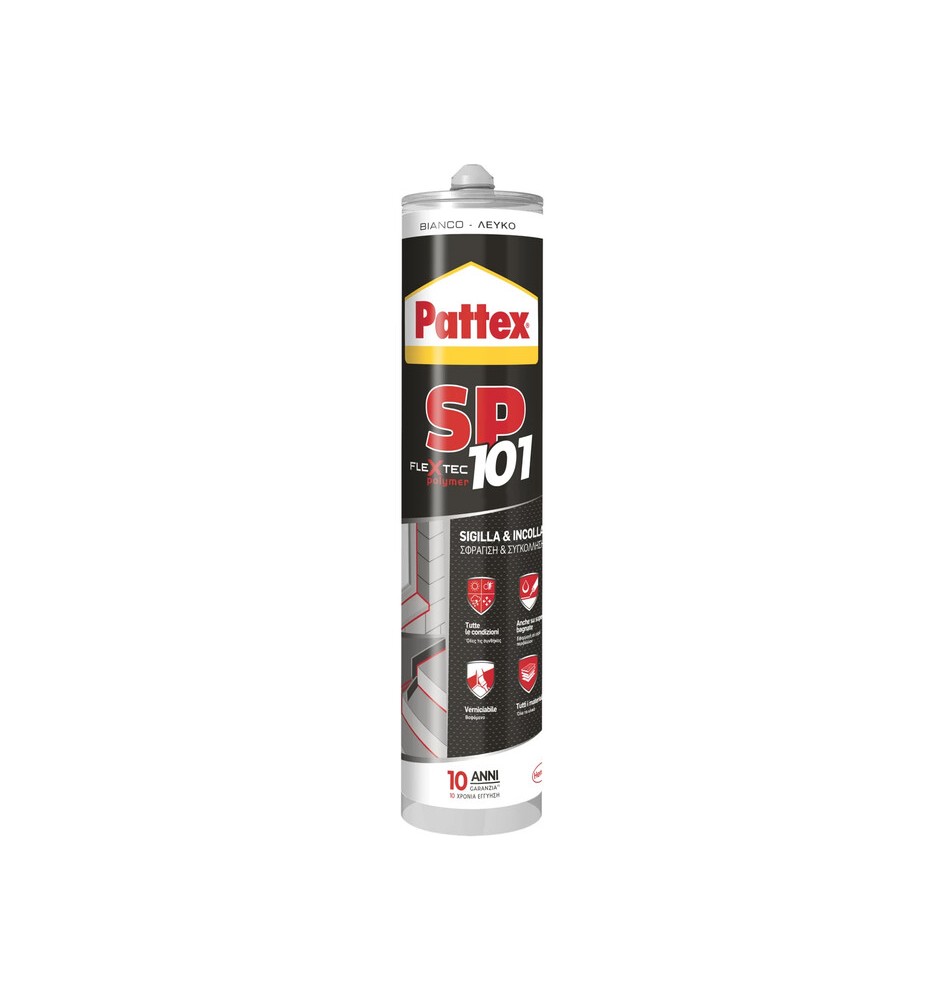 PATTEX SILICONE SP101 BIANCO 280 ML CARTUC.