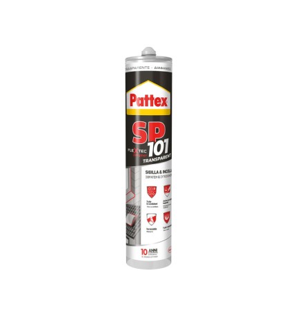 PATTEX SILICONE SP101 TRASPARENTE 280 ML CARTUC.