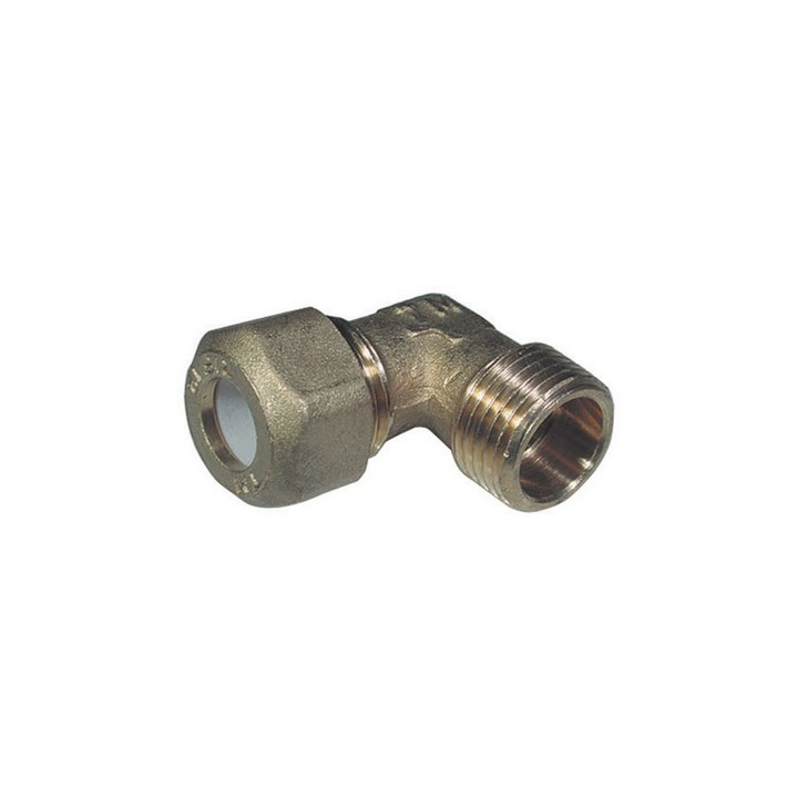 GOMITO MASCHIO PER RAME CON OGIVA TEFLON TIEMME 1/2 x 10R