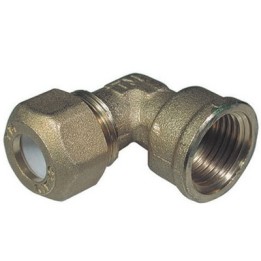 GOMITO FEMMINA PER RAME CON OGIVA TEFLON TIEMME 1/2 x 10R