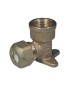 GOMITO CON FLANGIA PER RAME CON OGIVA TEFLON TIEMME 1/2 x 12R