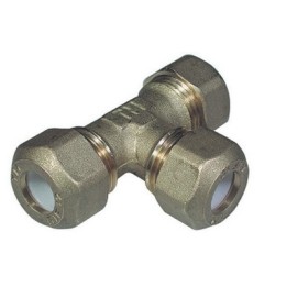 TEE CON TRE DADI PER RAME CON OGIVA TEFLON TIEMME 1/2 x 12R