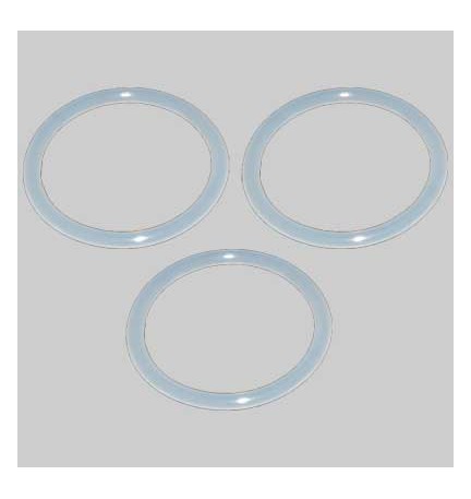 O-RING SILICONE BIANCO PER TAPPI RADIATORI - 1" Ø 42 2,5 mm