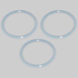 O-RING SILICONE BIANCO PER TAPPI RADIATORI - 1'1/4 Ø 56 acciaio