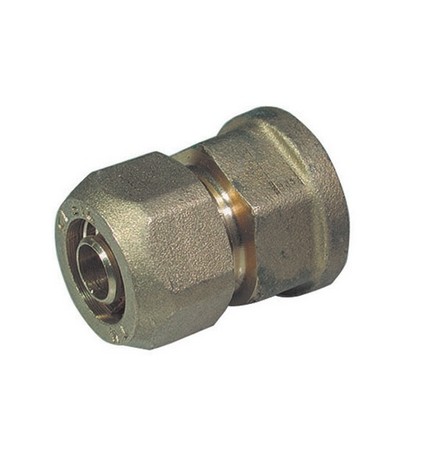 RACCORDO DIRITTO FEMMINA PER TUBO COBRA-PEX 1/2 x 15