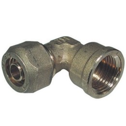 GOMITO A 90° FEMMINA PER TUBO COBRA-PEX 3/4 x 18