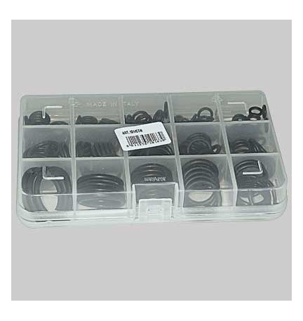 SCATOLA O-RING ASSORTITI - 219 pz per rubinetteria