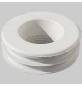 MORSETTO PER WC IN GOMMA BIANCA - mm 60 per canotti Ø 30÷32