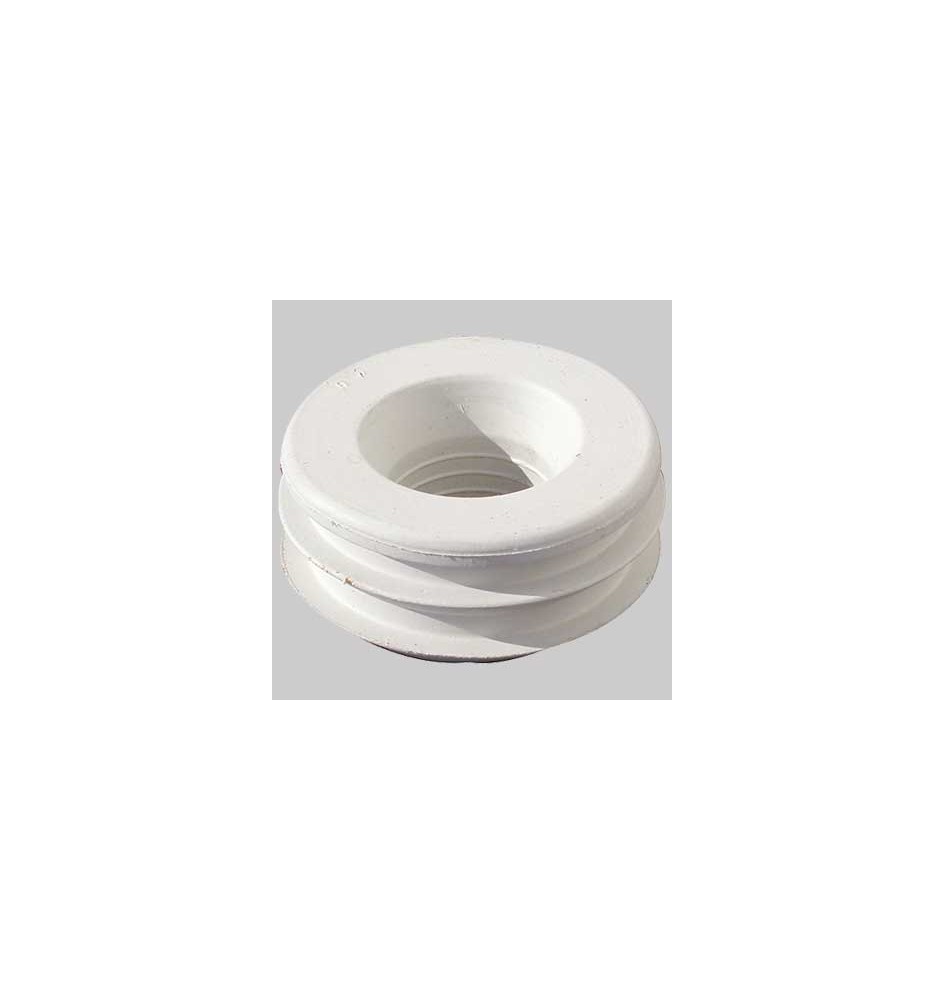 MORSETTO PER WC IN GOMMA BIANCA - 50 x 26