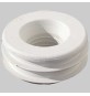 MORSETTO PER WC IN GOMMA BIANCA - 50 x 26