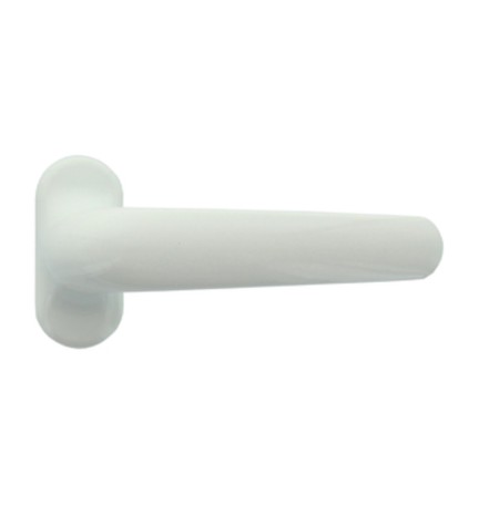 MANIGLIA P/PORTA IN ALLUMINIO BIANCO RAL9010