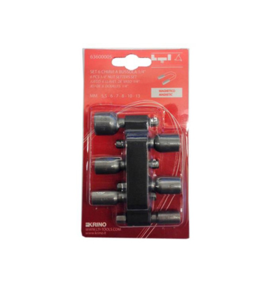 LTI SET 6 INSERTI A BUSSOLA MAGNETICI