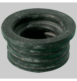 MORSETTO IN GOMMA NERA PER CURVE TECNICHE MM 50 - Ø 40