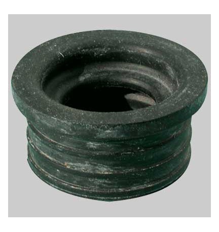 MORSETTO IN GOMMA NERA PER CURVE TECNICHE MM 50 - Ø 40