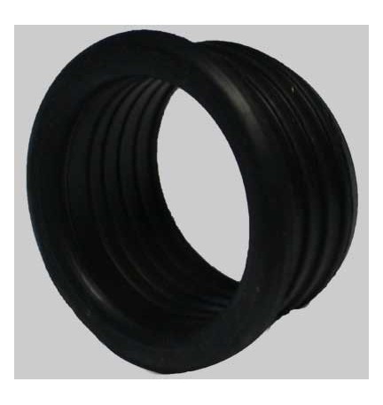 MORSETTO IN GOMMA NERA PER CURVE TECNICHE NICOLL - mm 50 x Ø 26÷32
