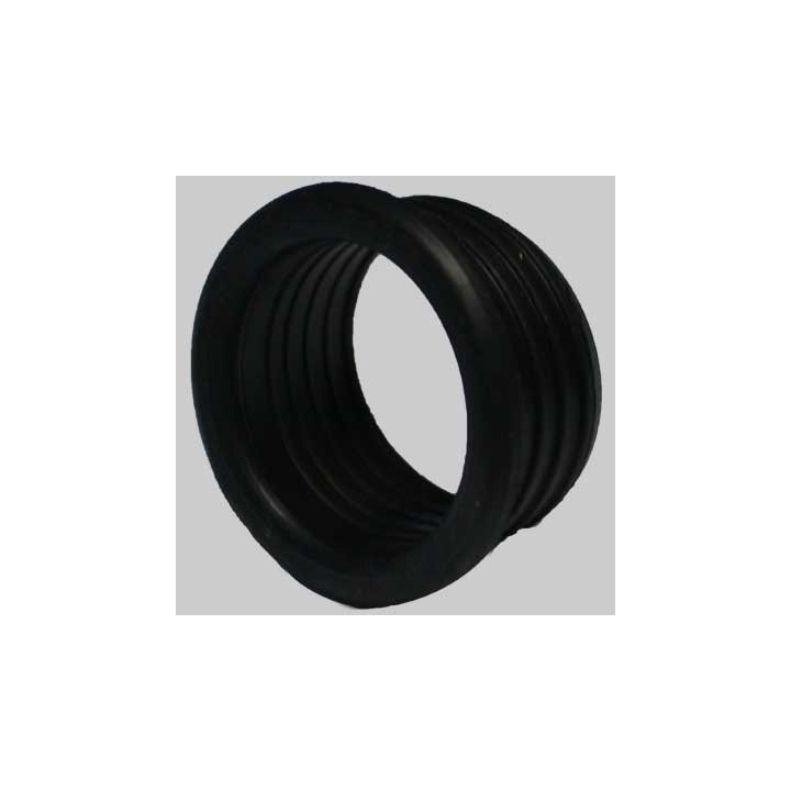 MORSETTO IN GOMMA NERA PER CURVE TECNICHE NICOLL - mm 50 x Ø 26÷32