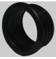 MORSETTO IN GOMMA NERA PER CURVE TECNICHE NICOLL - mm 50 x Ø 26÷32