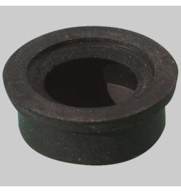 MORSETTO IN GOMMA NERA PER CURVE TECNICHE MM 32 - Ø 26