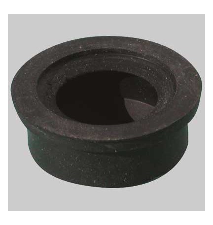MORSETTO IN GOMMA NERA PER CURVE TECNICHE MM 32 - Ø 26