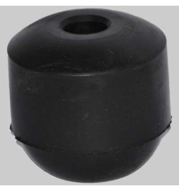 SFERA IN GOMMA NERA ANTICALCARE - Ø est. mm 58 H 59 mm
