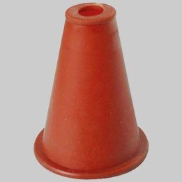 CONO IN GOMMA TRASPARENTE - Per wc