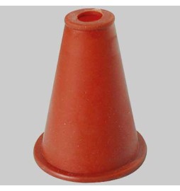 CONO IN GOMMA TRASPARENTE - Per wc