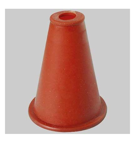 CONO IN GOMMA TRASPARENTE - Per wc